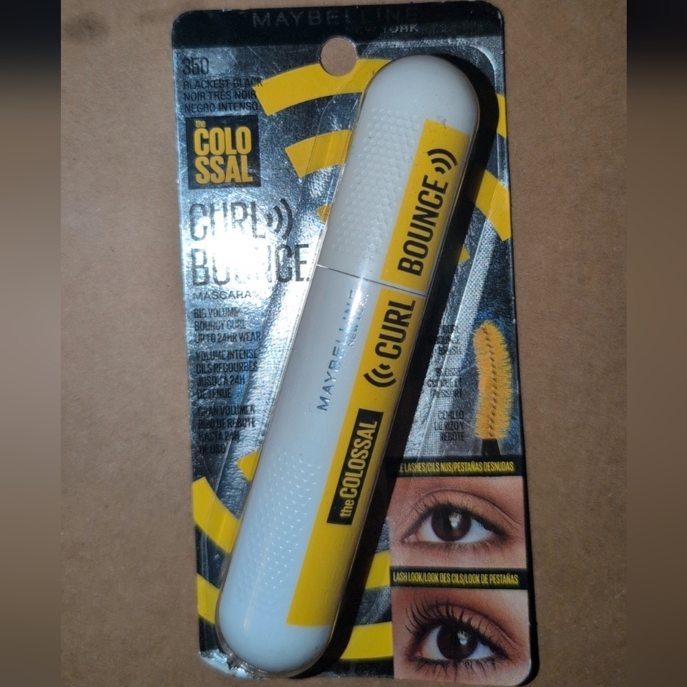 Maybelline Colossal Curl Bounce Mascara - Bold White and Yellow